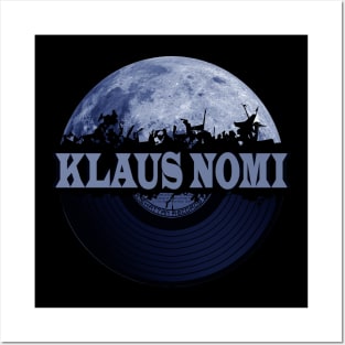 Klaus Nomi blue moon vinyl Posters and Art
